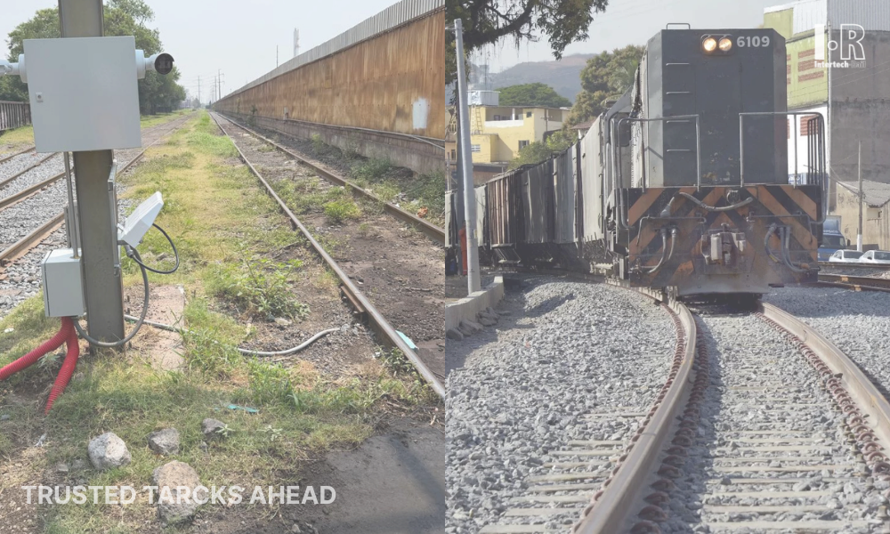 Rail yard combining track circuits, wheel sensors, and AEI readers for train detection and identific