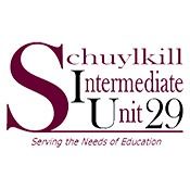 Schuylkill Intermediate Unit 29 logo in maroon and black with tagline “Serving the Needs of Education”