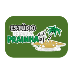 Logotipo com o texto verde 
