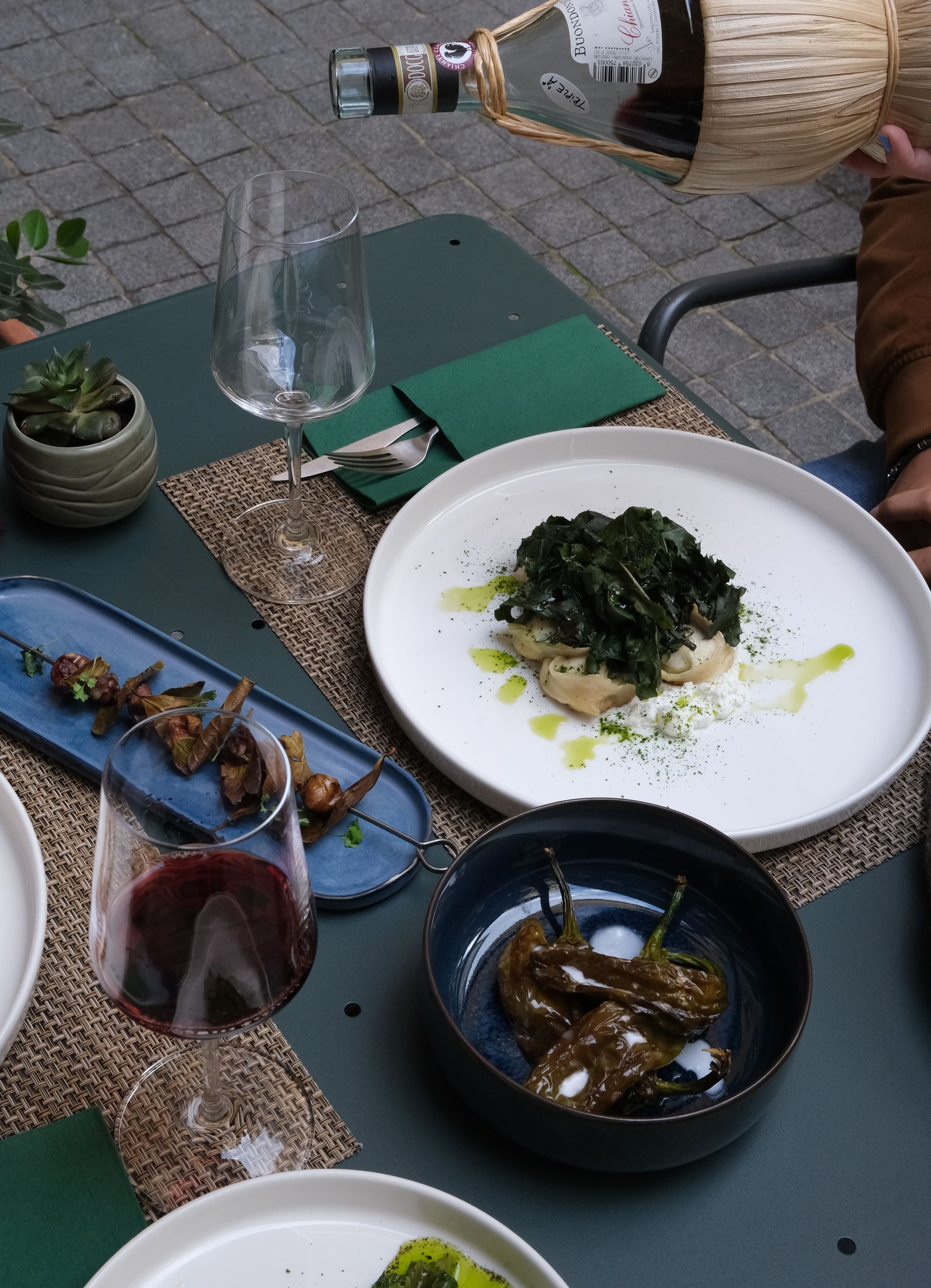 Outdoor Dehors at Ladidà, Genoa city centre