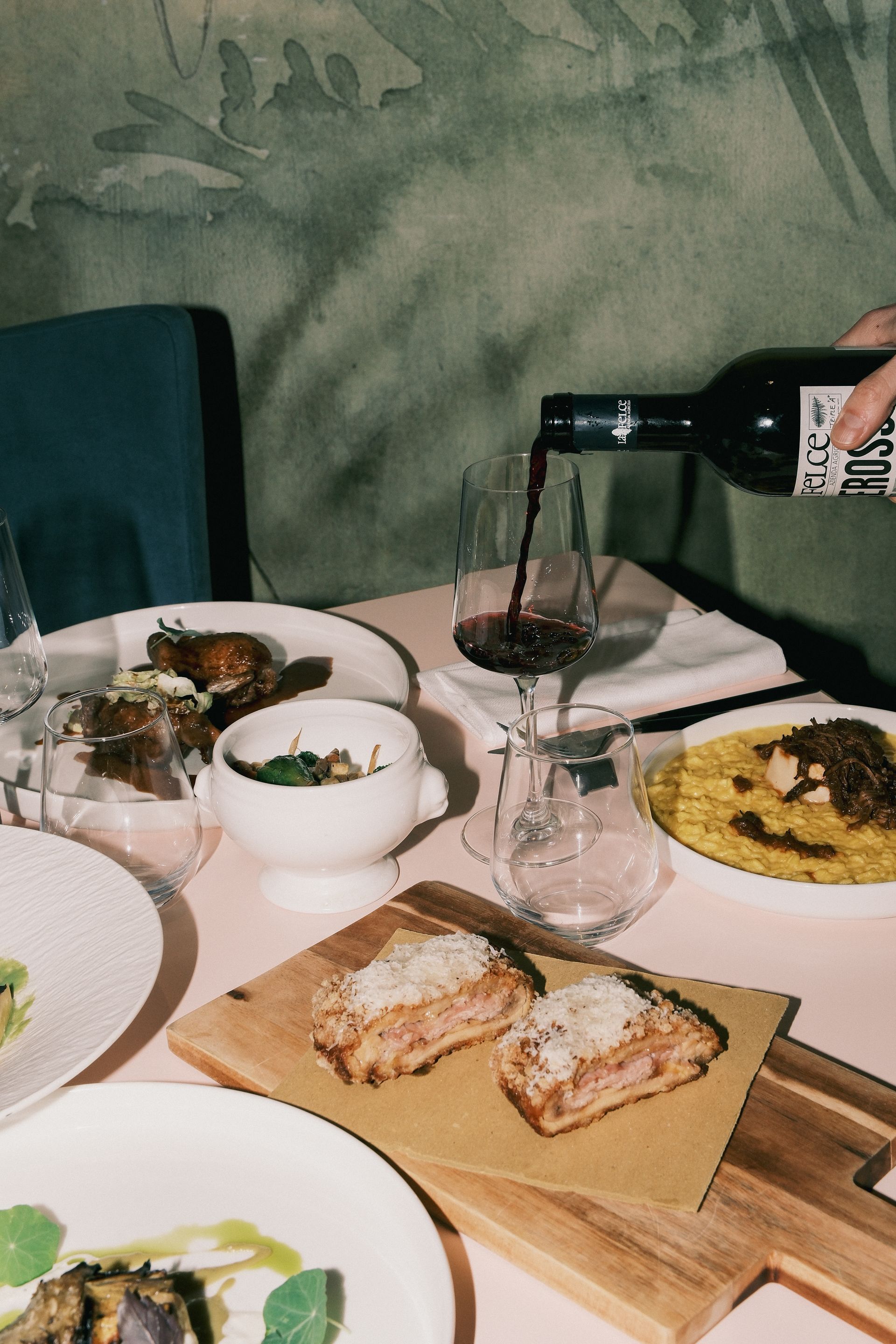 Italian Brasserie dinner Genoa city center