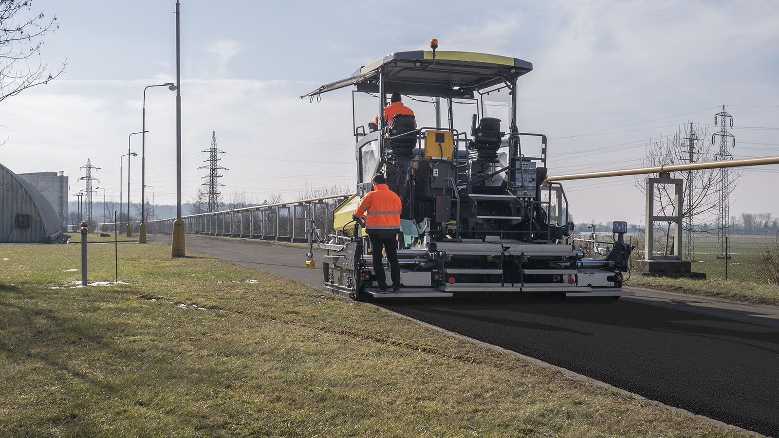 Road construction and road work services