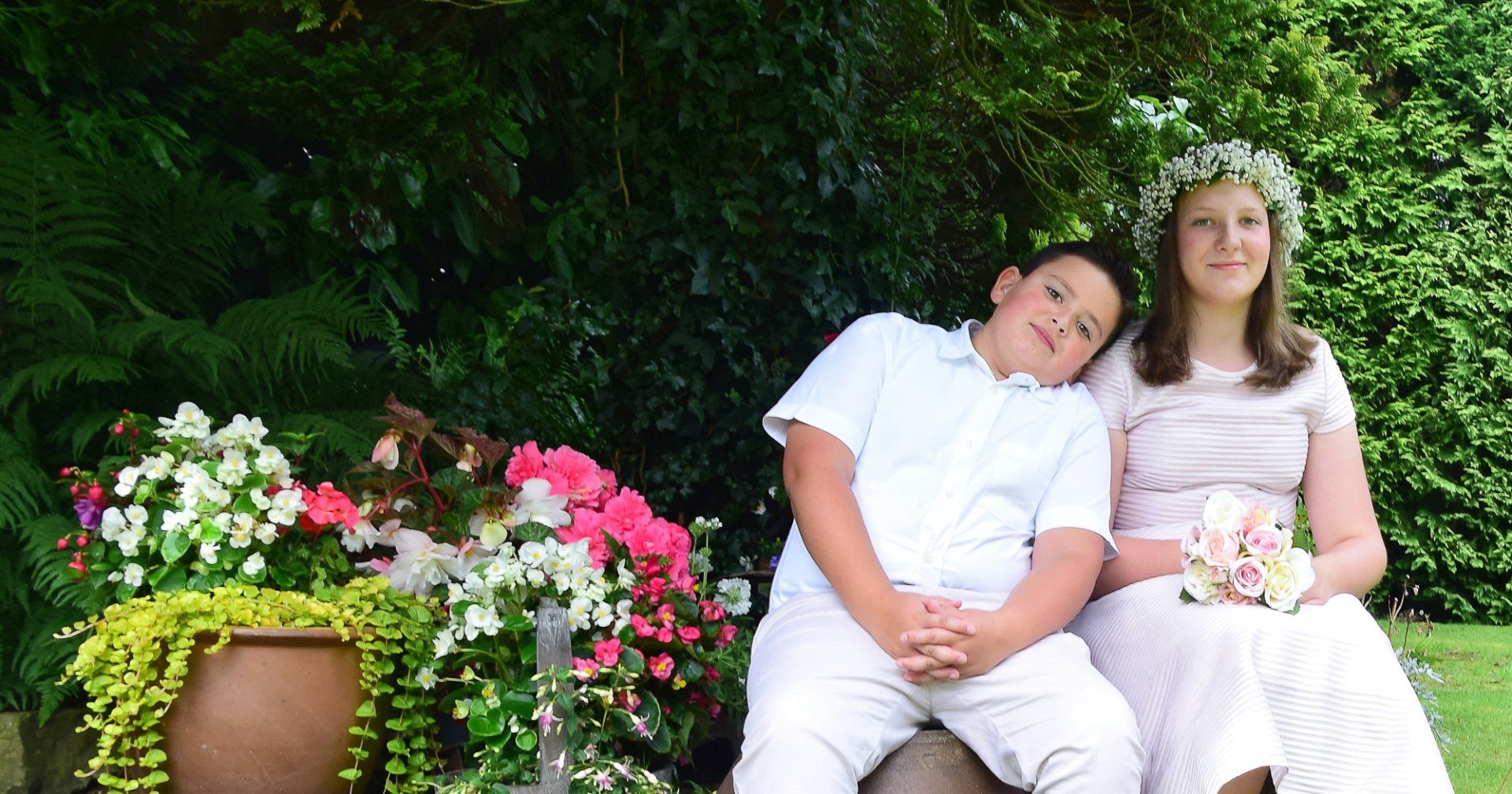 Brotherly love outdoor family portrait photography Stockport