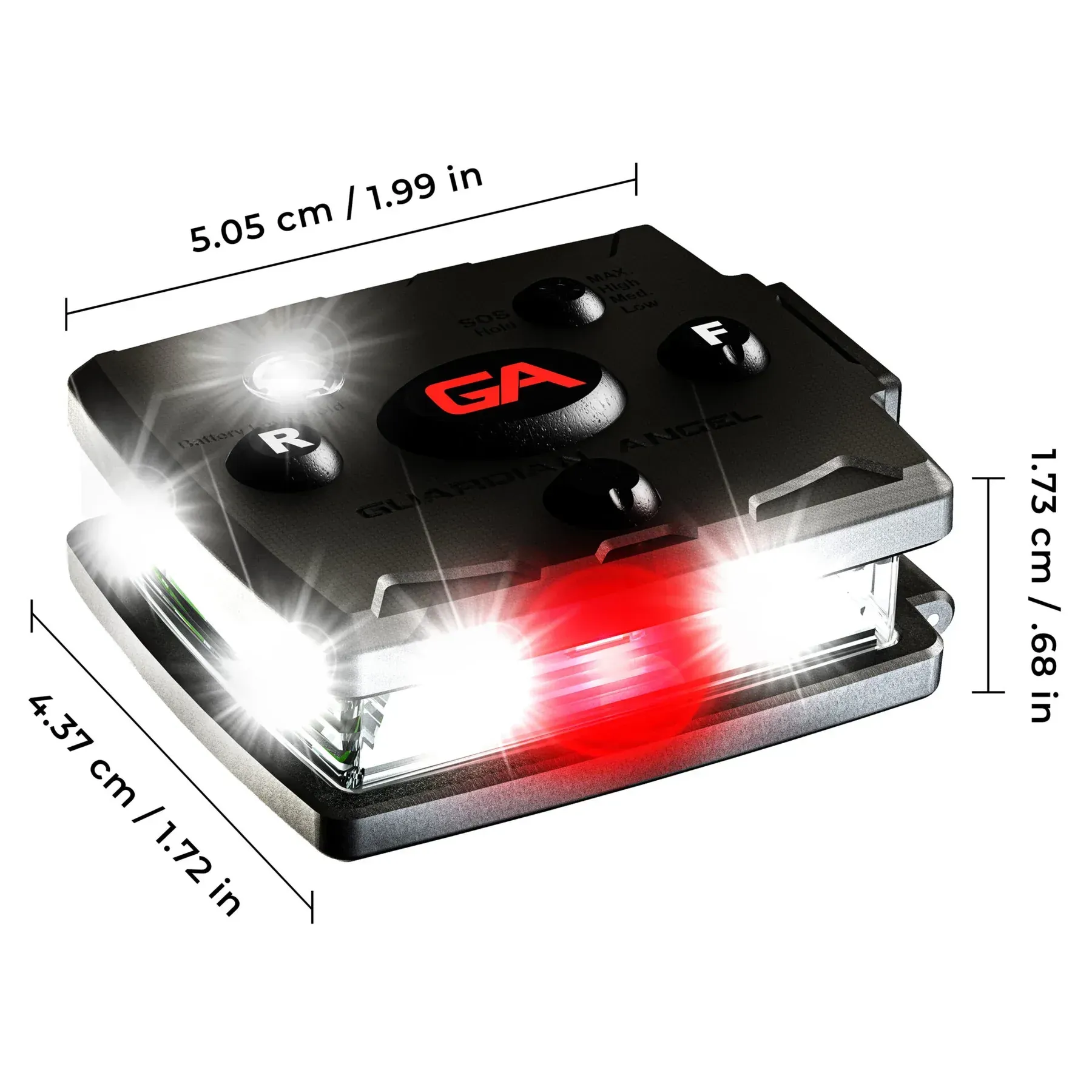 A remote control with the word ga on it