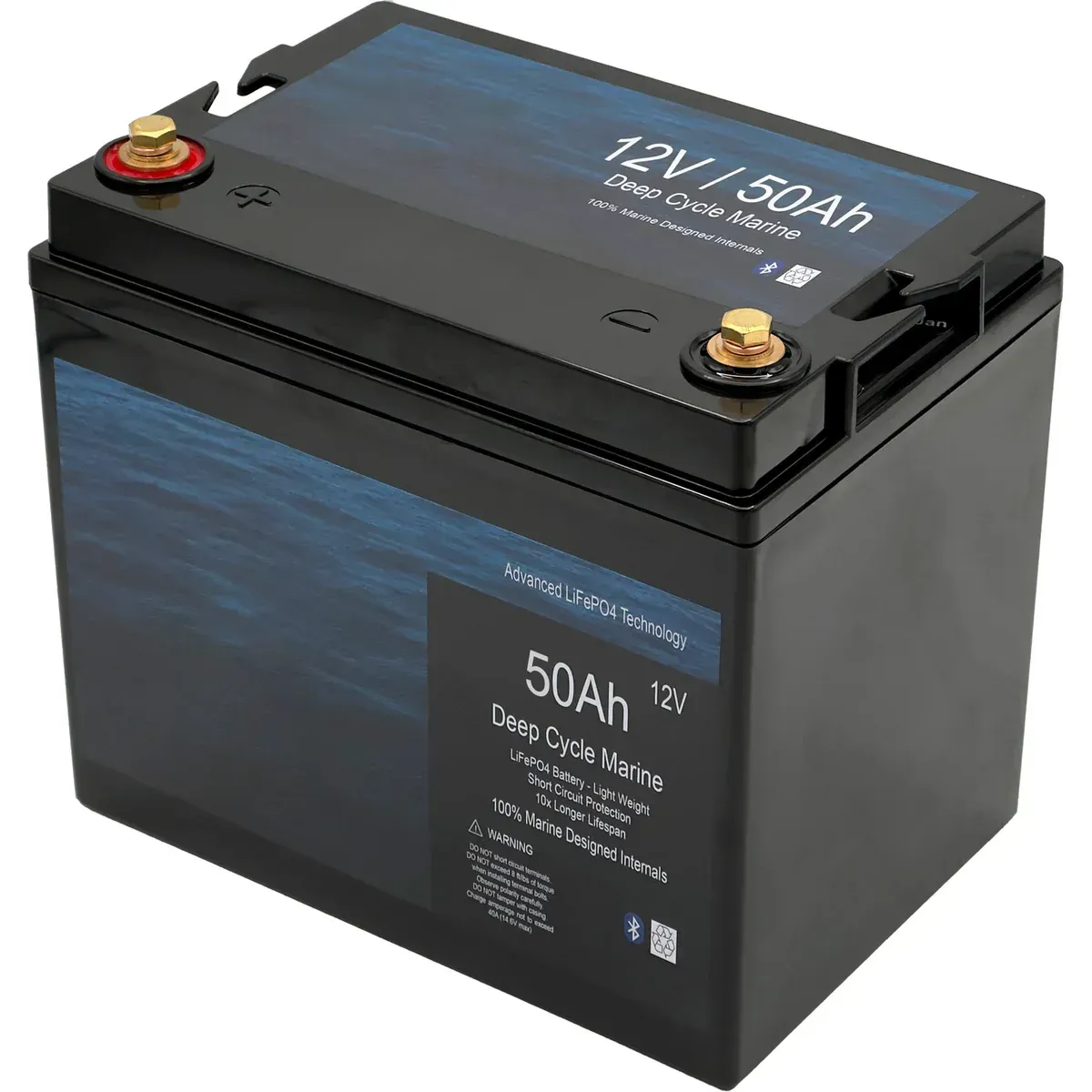 A battery with the letter m on it