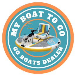 A logo for my boat to go go boats dealer