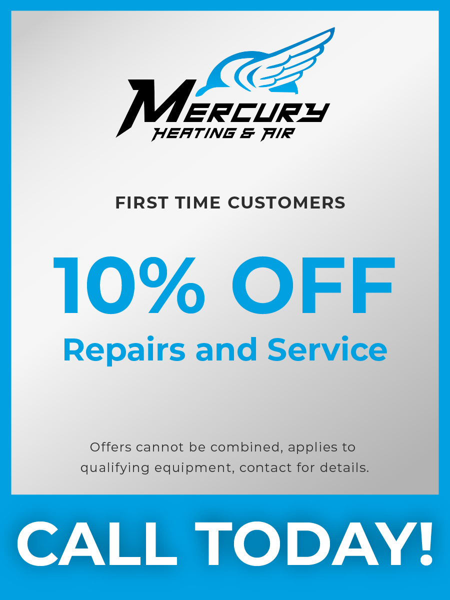 Mercury HVAC Promotion special offer first time customer offer