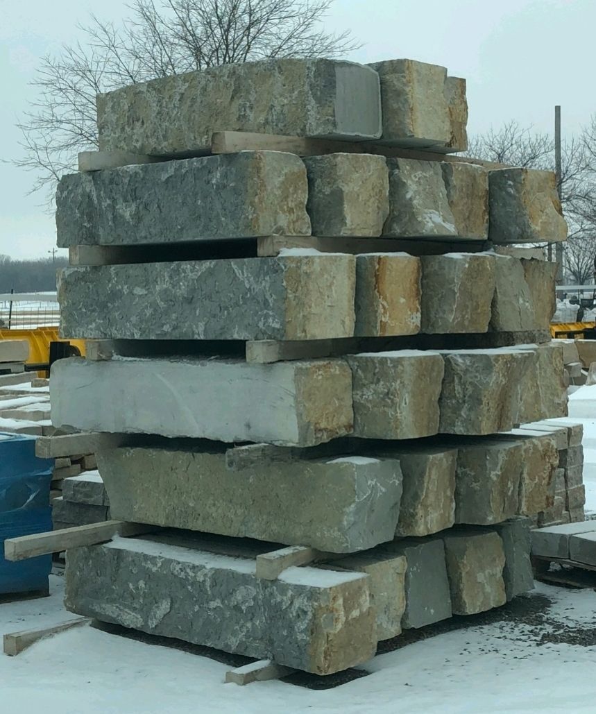 rough cuts construction out of Harrison, Arkansas displaying stone they work with