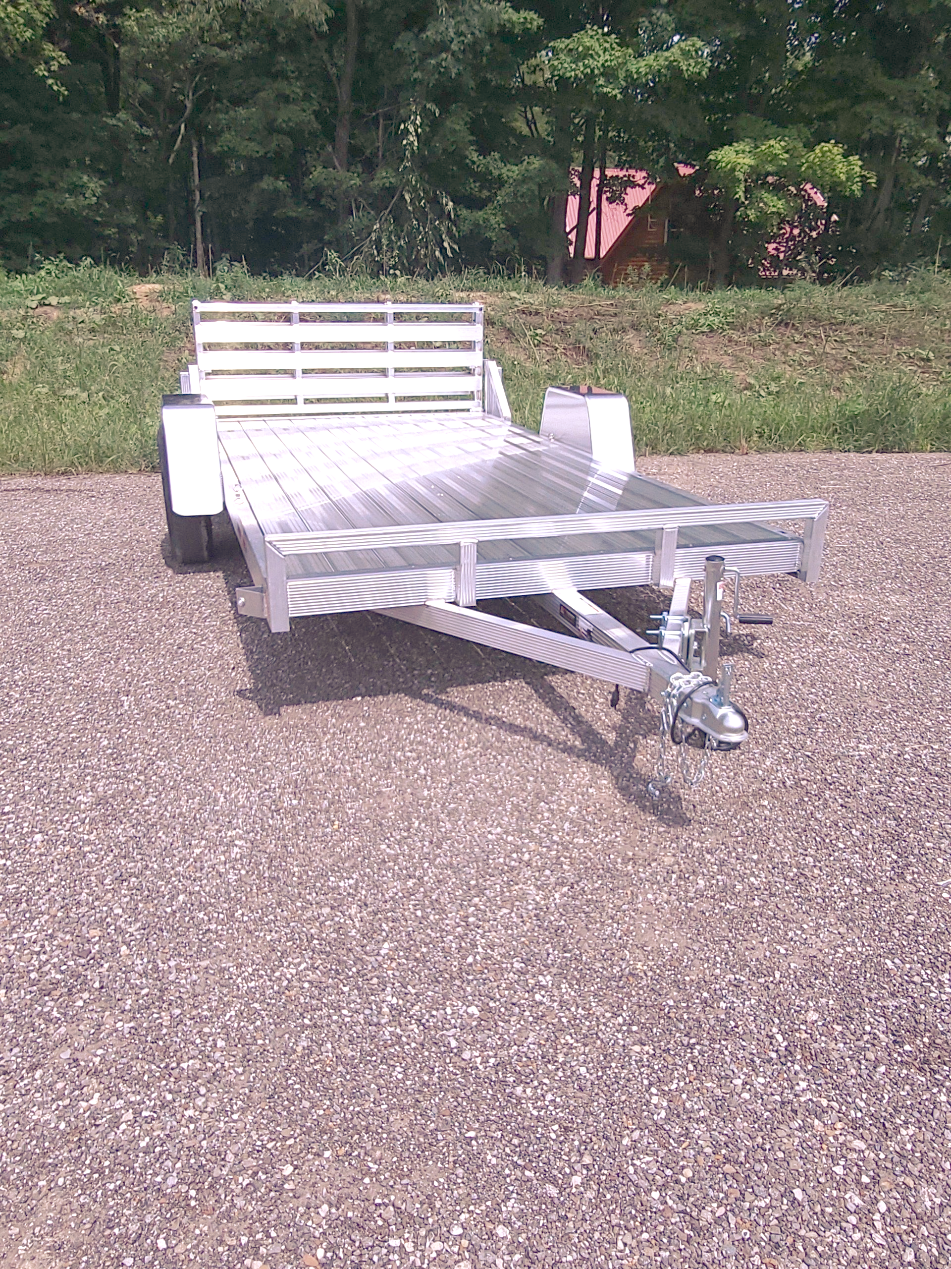 lightweight aluminum open utility trailer