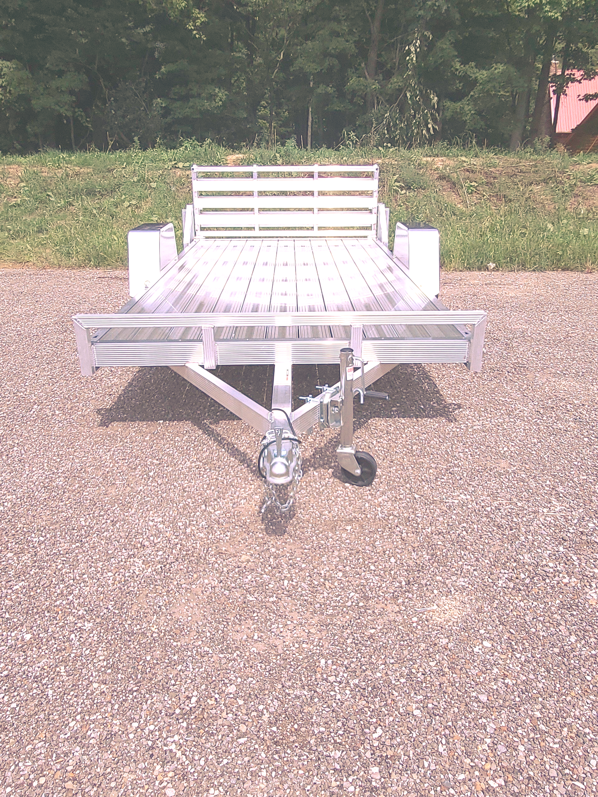 aluminum constructed utility trailer