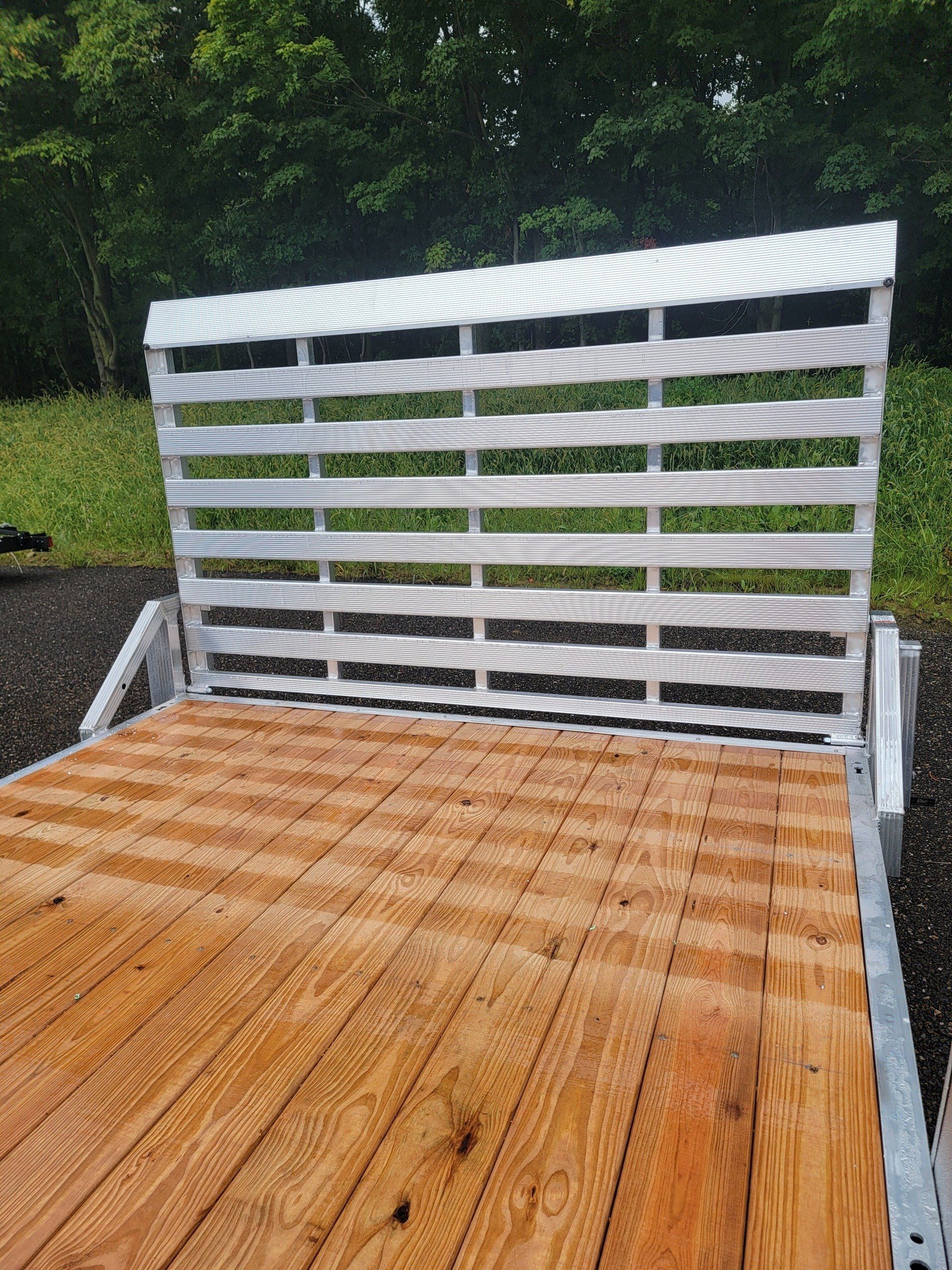 wood deck utility trailer