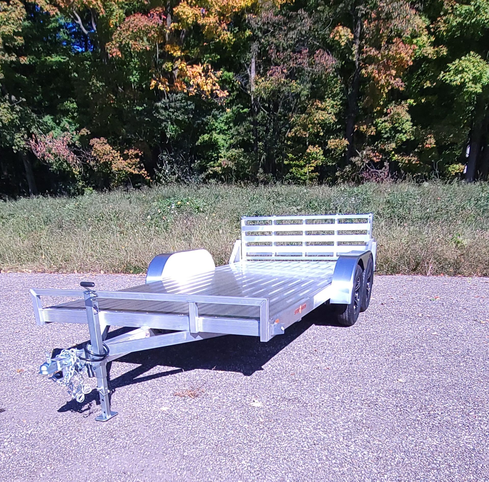 light aluminum trailer