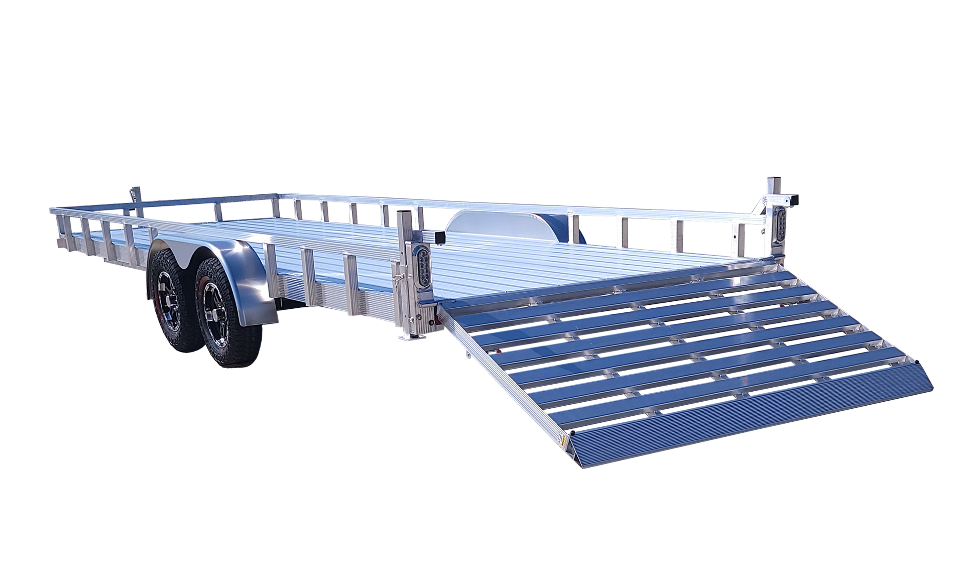aluminum ramp on utility trailer