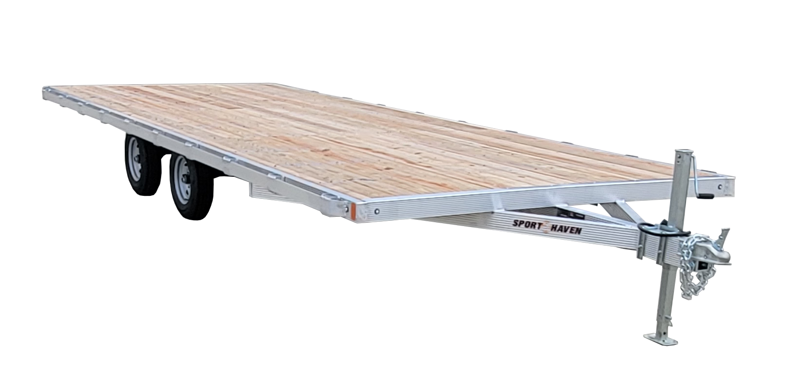 open flat bed trailer