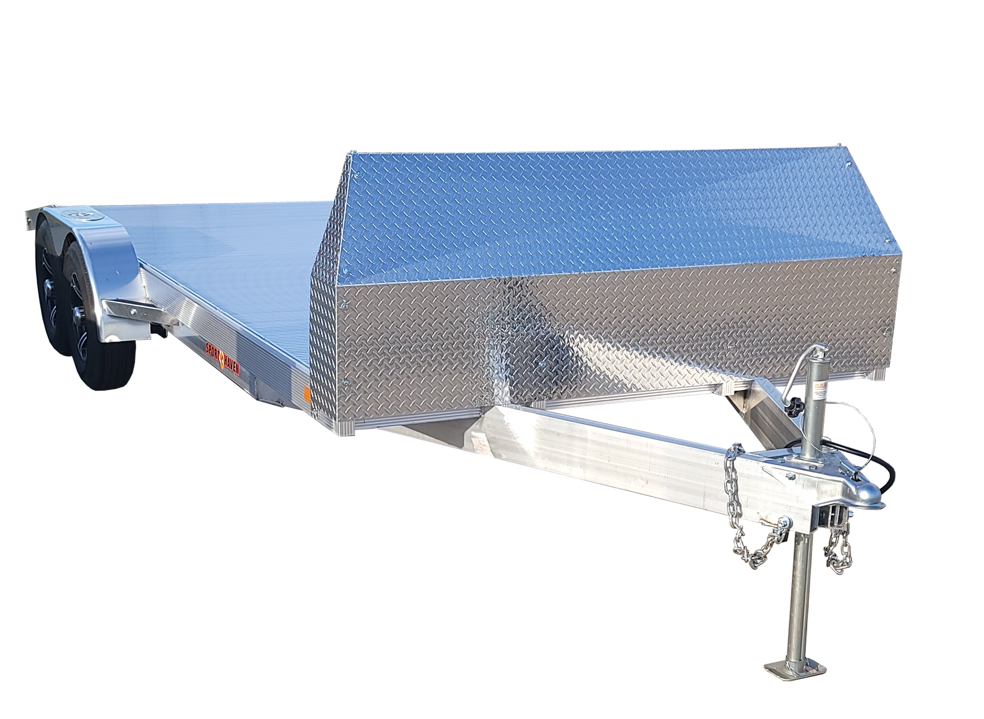 trailer with rock guard
