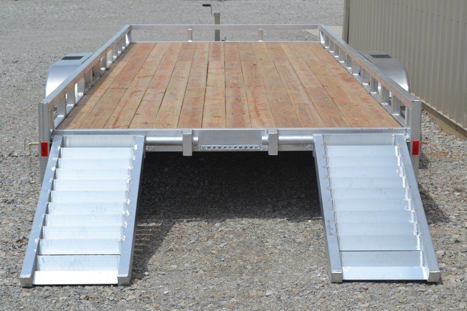 heavy duty wood deck trailer