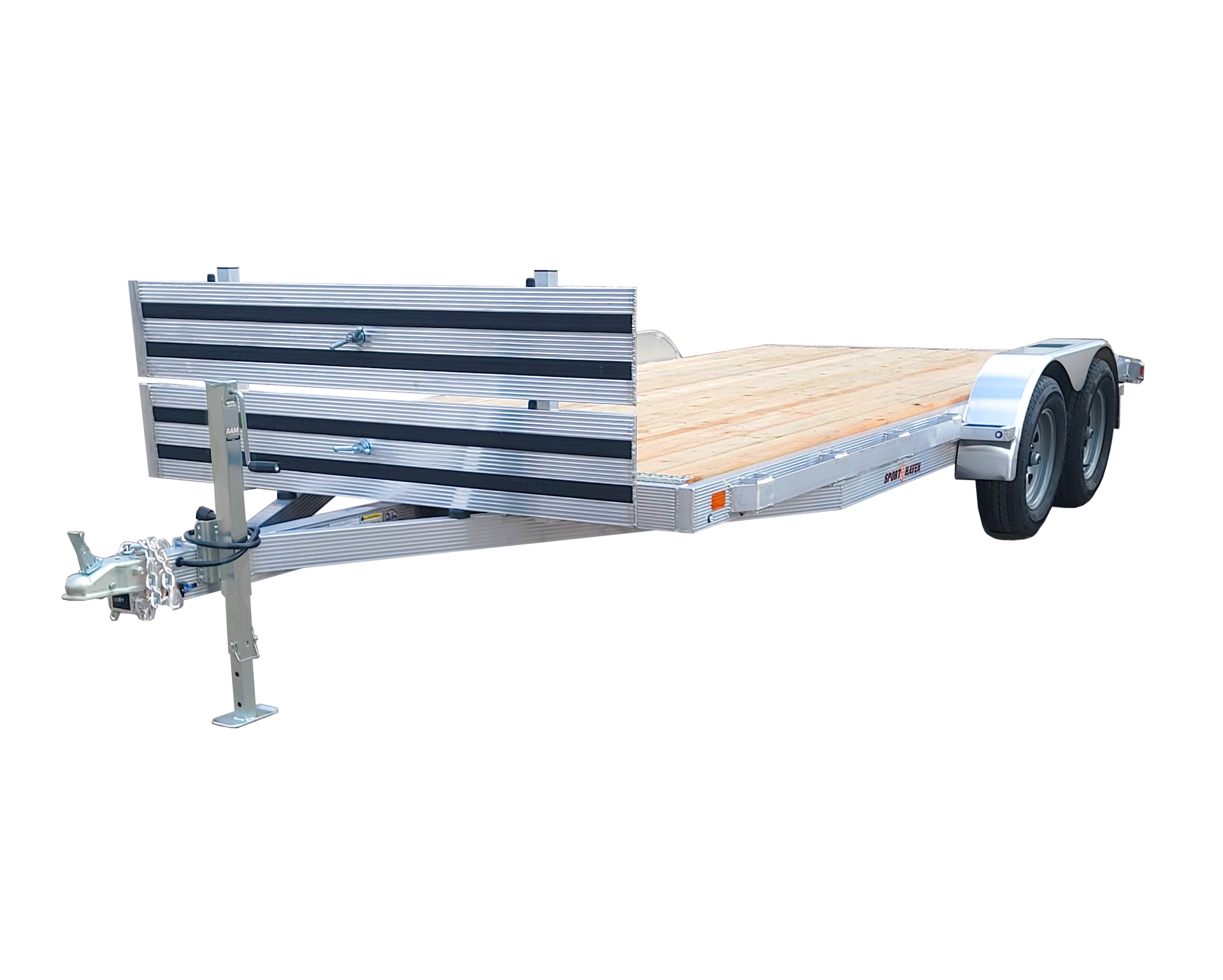front ramp mounted sport haven car hauler