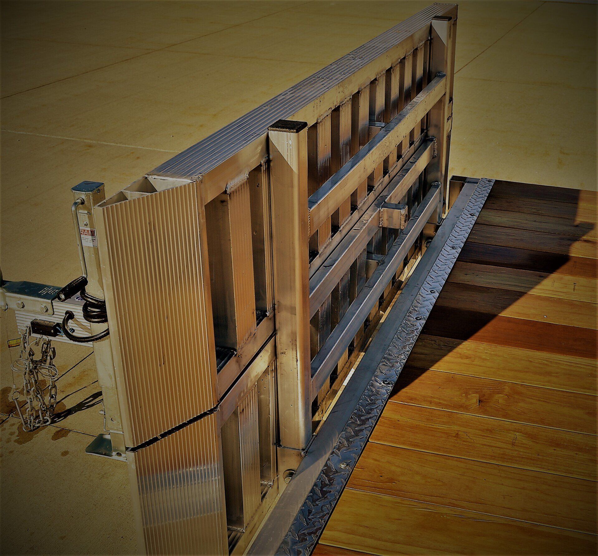 car hauler with ramps