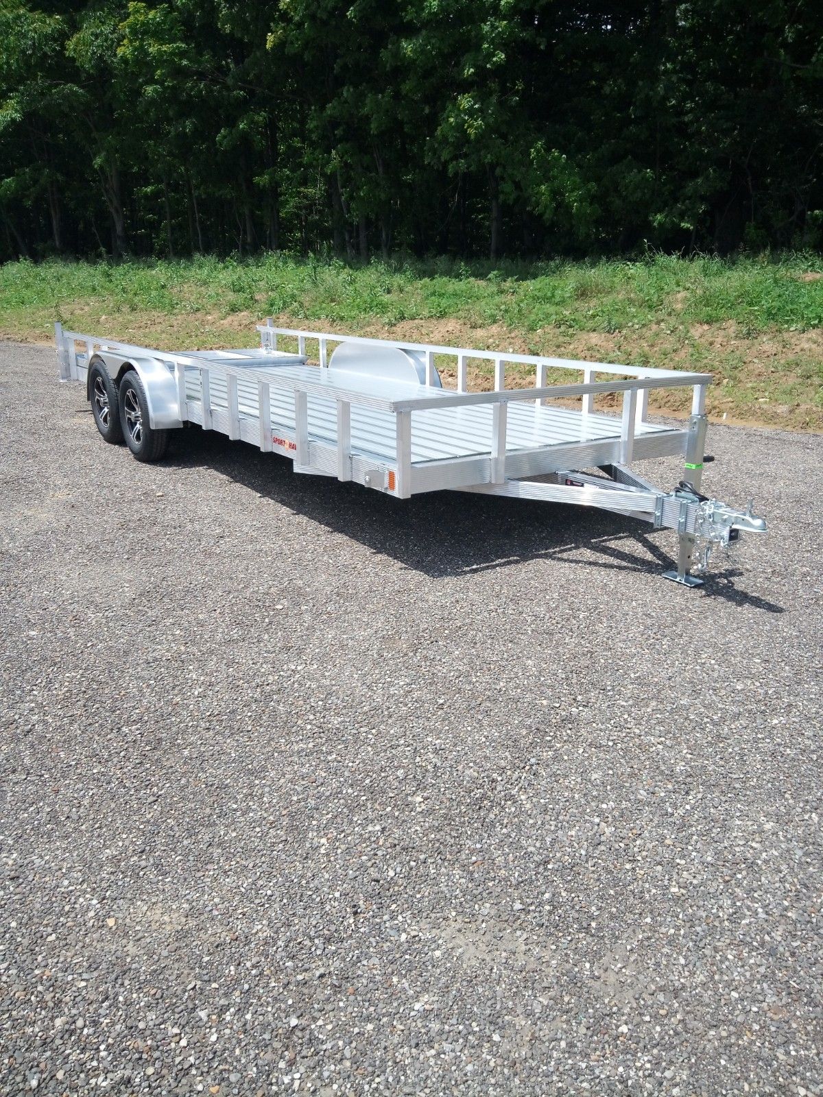 aluminum deck aluminum utility trailer