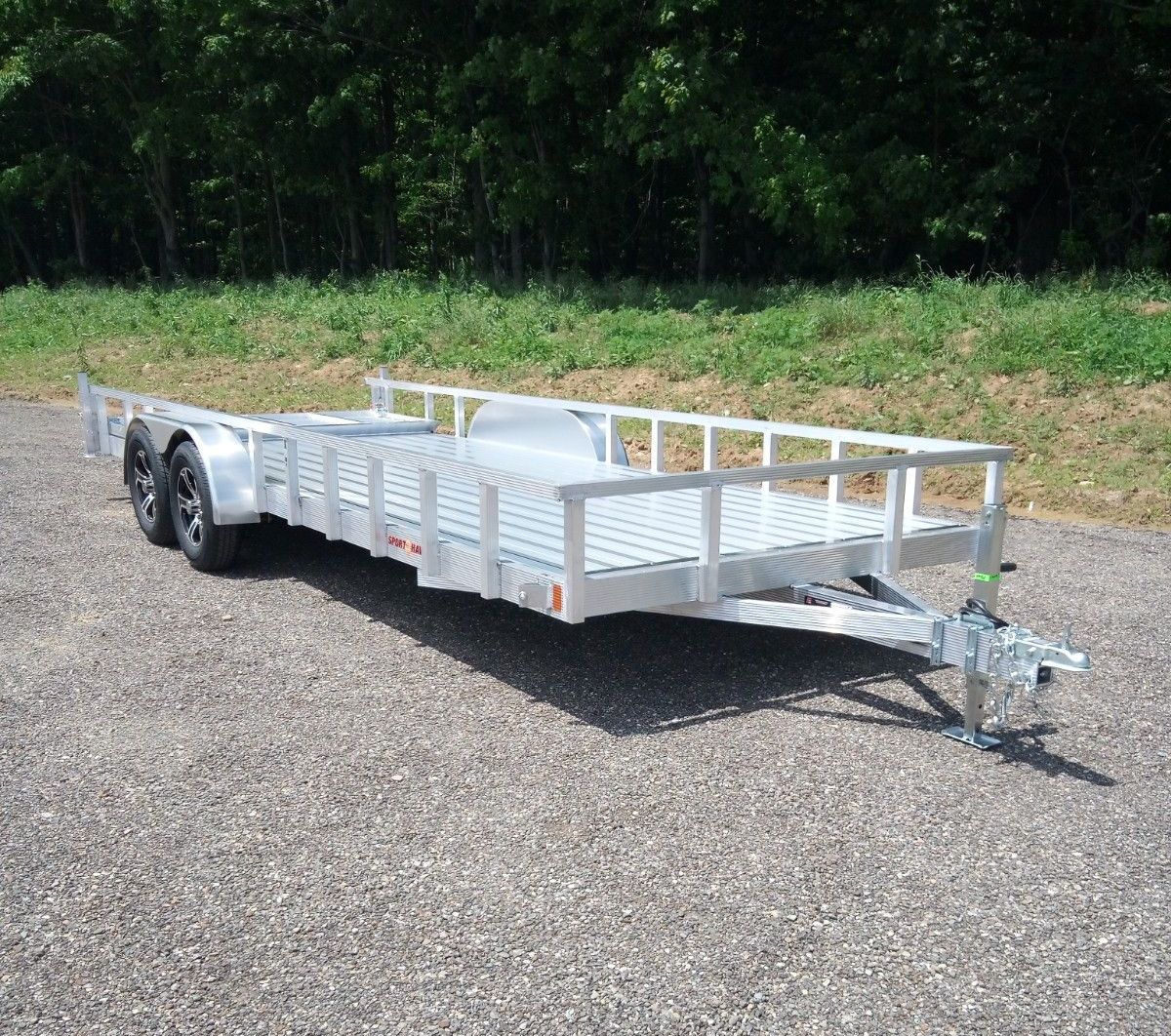 aluminum deck aluminum utility trailer
