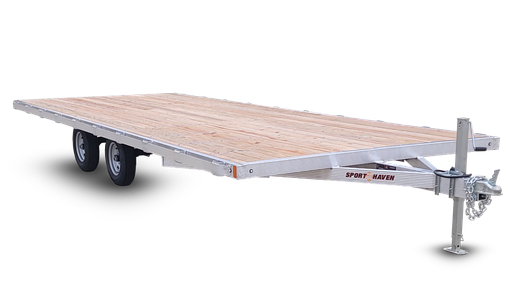 aluminum deck over series sport haven trailer