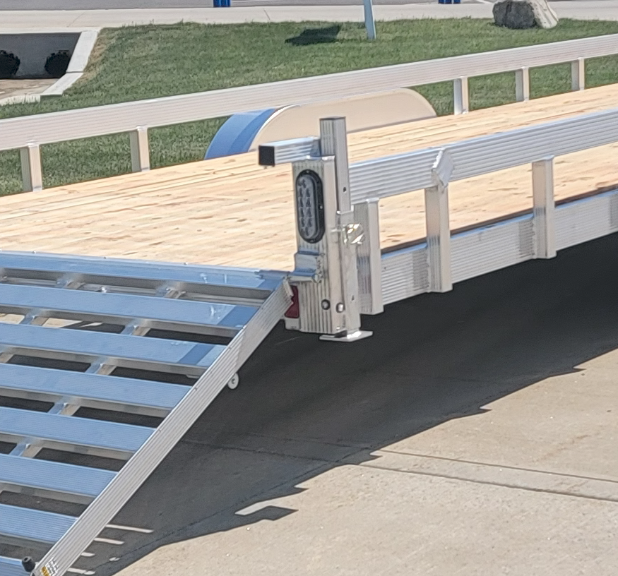 trailer with led lights