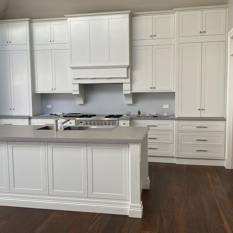 White Old Classic Design Kitchen — Lake Macquarie Designer Kitchens In Wangi Wangi, NSW