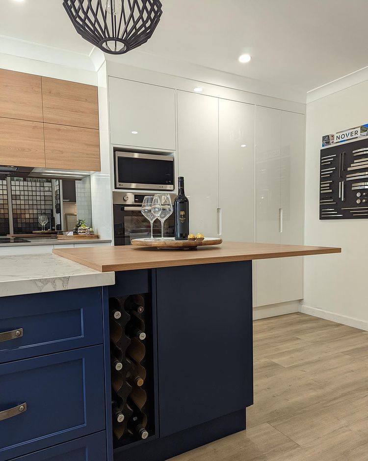 Stylish Black Kitchen — Lake Macquarie Designer Kitchens In Newcastle, NSW