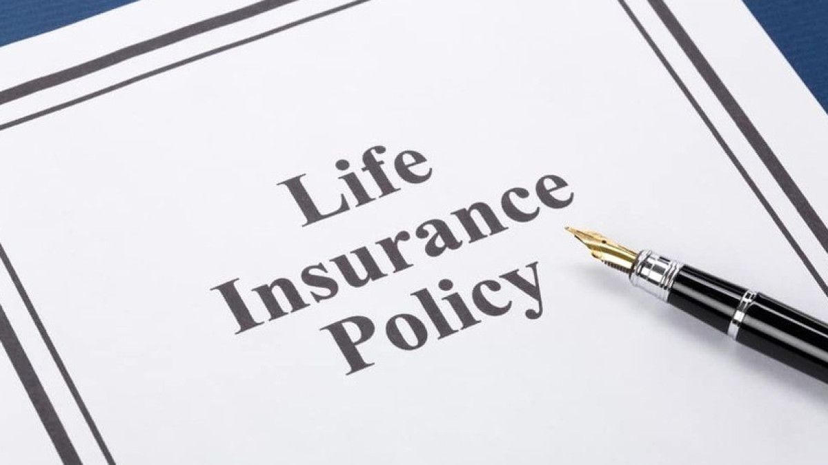 close up of life insurance policy paperwork