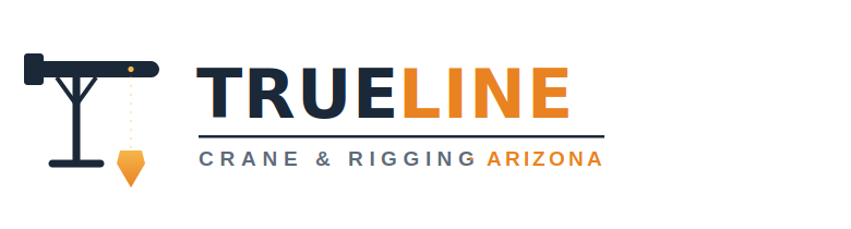 Valley Crane Service logo with orange crane icon and text, listing Chandler, Gilbert, and Goodyear, AZ