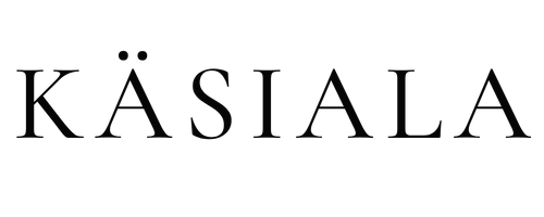 Serif yazı tipinde KÄSIALA metin logosu.