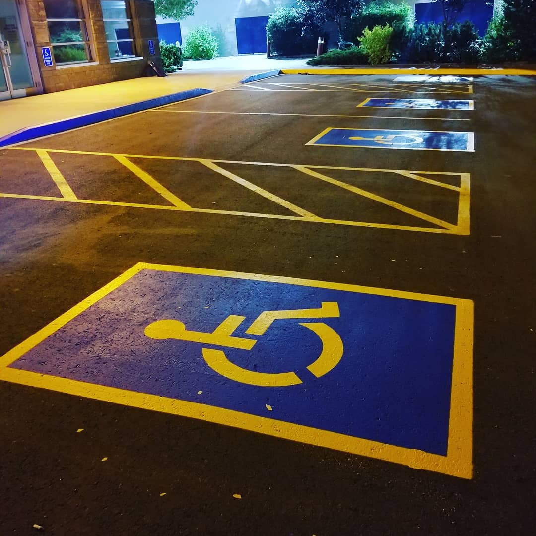 Parking Lot Line Striping Signage Prince BC