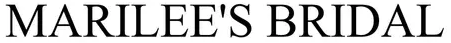 The blissful bridal logo has a blue flower on it.