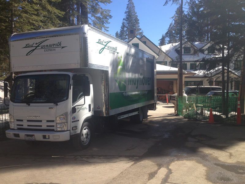 A Moving Truck is Parked in front of a House | San Rafael, CA | Earl Farnsworth Express