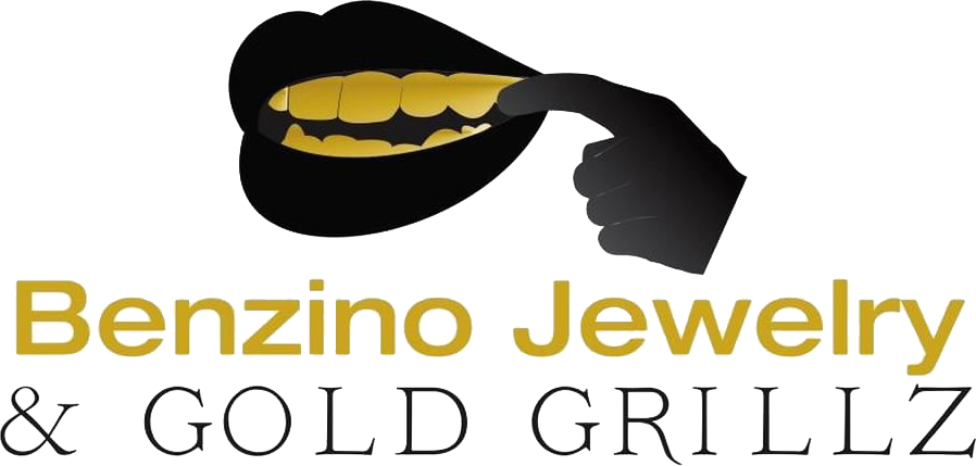 Benzino Jewelry & Gold Grillz logo in South Florida specializing in custom gold grillz and permanent gold teeth