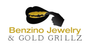 Benzino Jewelry & Gold Grillz logo in South Florida specializing in custom gold grillz and permanent gold teeth