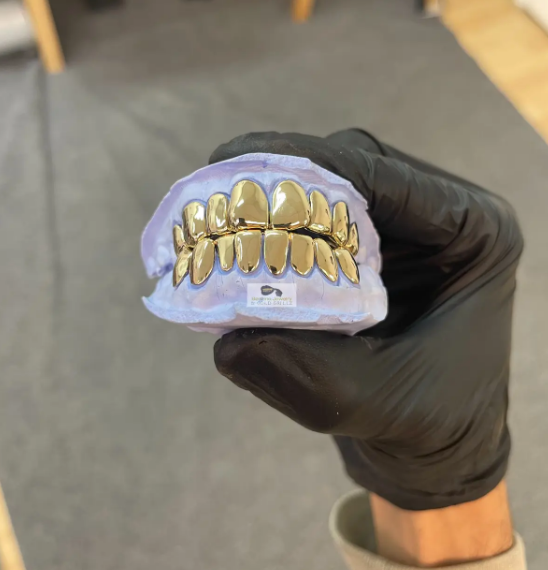 gold grills