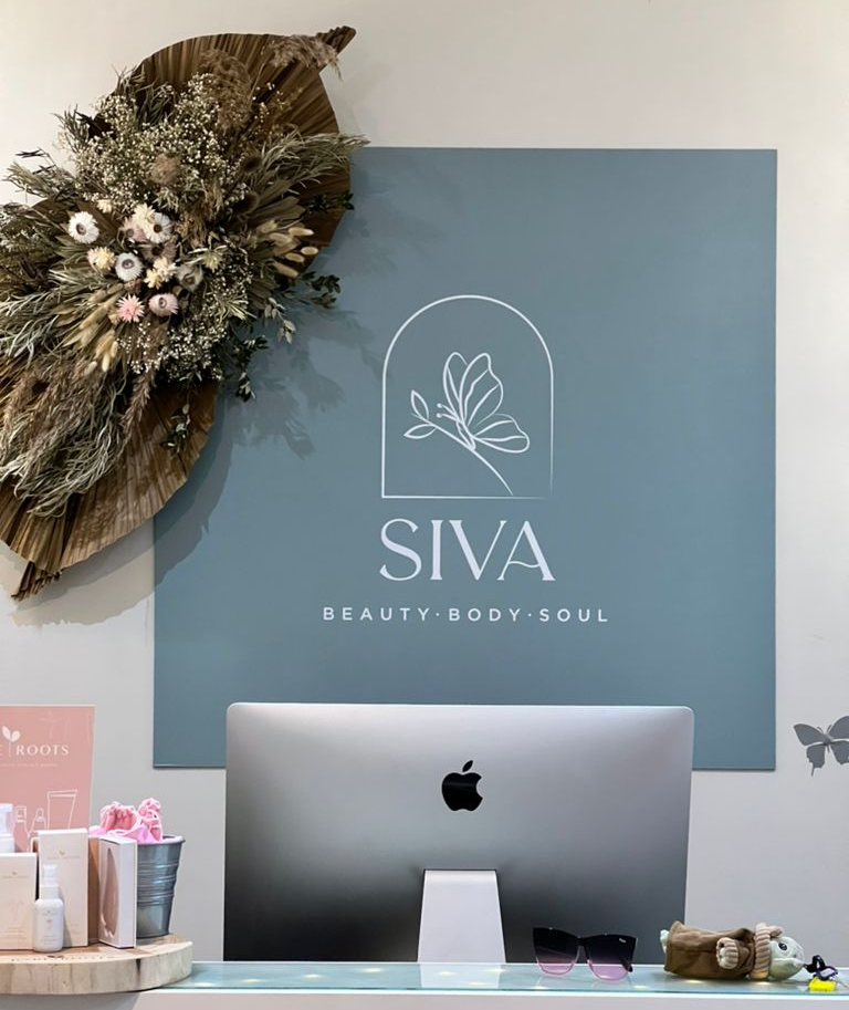 Reception desk with