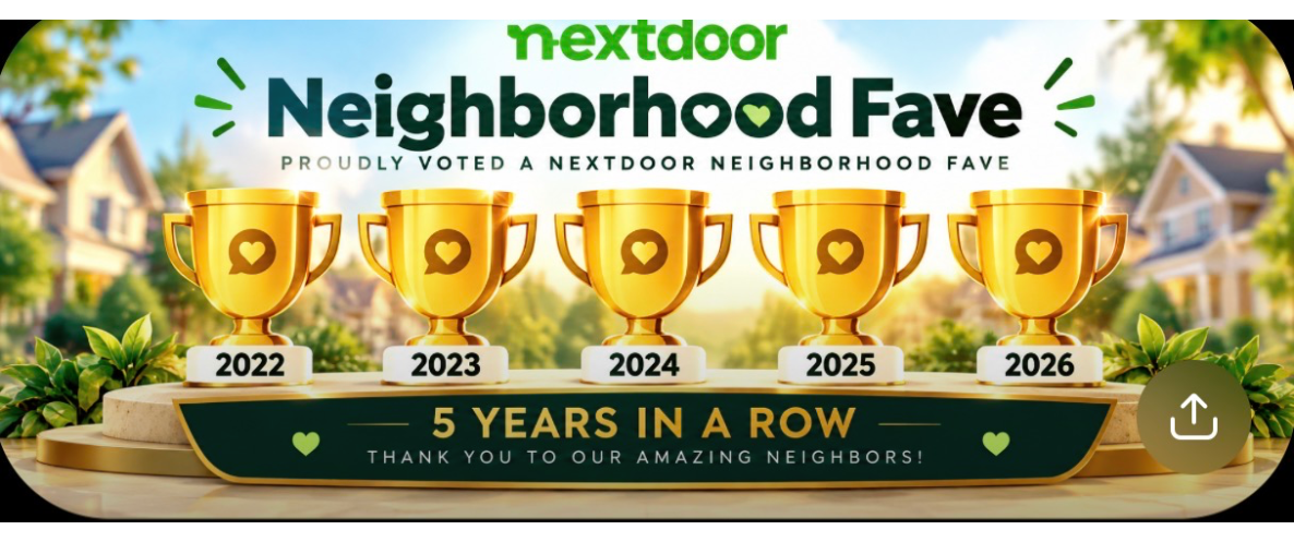 Nextdoor Neighborhood Fav Award