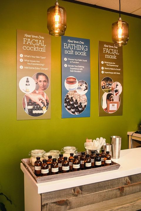 Source Vital's Custom Skincare and Body care Product Bar