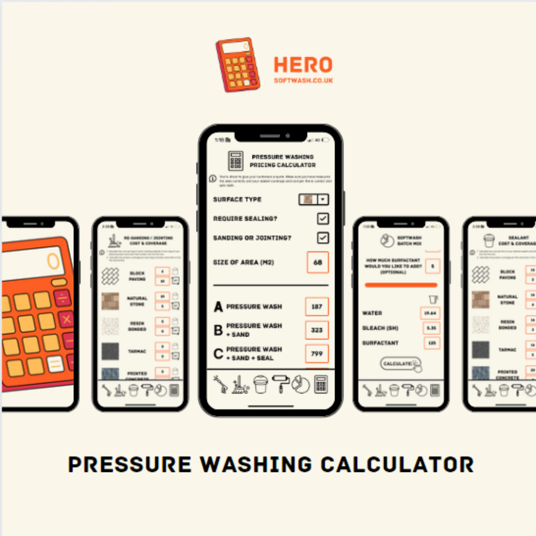 Pressure Washing Pricing Calculator for FREE [APP 2023]