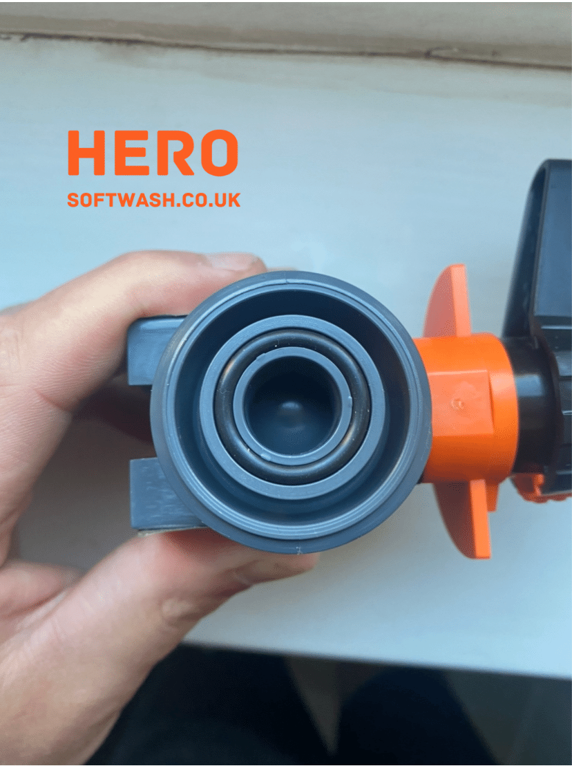 softwash metering valve