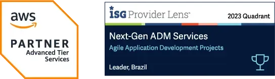 AWS Partner badge and ISG Provider Lens