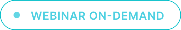 Turquoise “WEBINAR ON-DEMAND” button with rounded white background and teal border