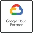 Google Cloud Partner logo: cloud icon with Google colors and text 