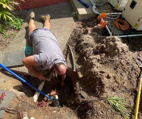 Water is Running Down a Drain in a Sink — Bay City Plumbing in Sunshine Acres, QLD