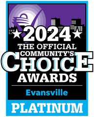 The official community 's choice awards evansville platinum logo