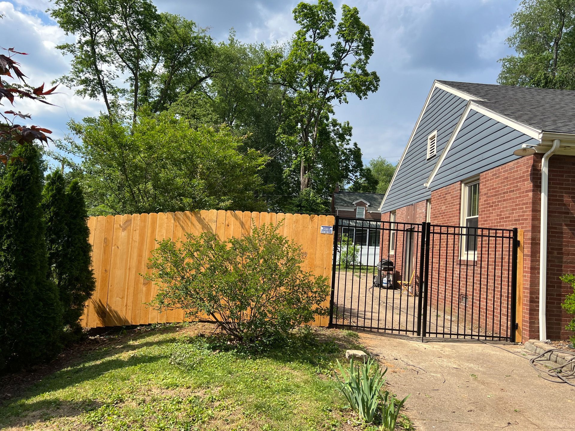 wood fencing