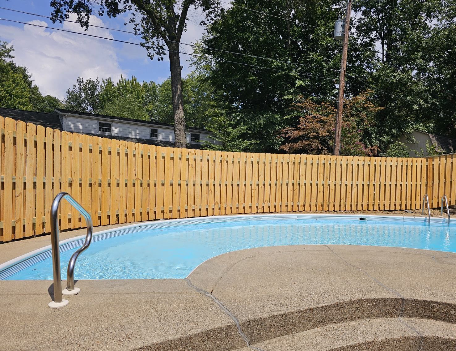 wood fencing