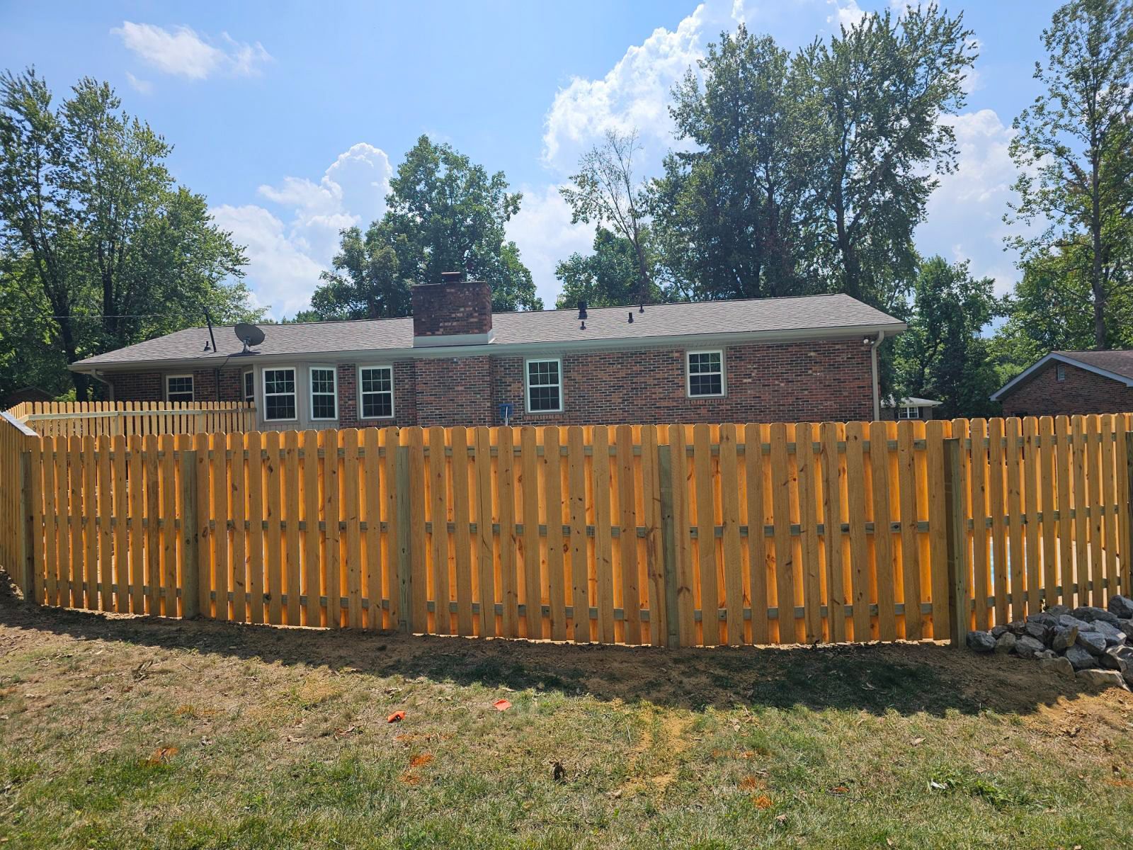 wood fencing